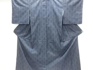 麻の葉模様織出し本場泥大島紬着物（5マルキ）
